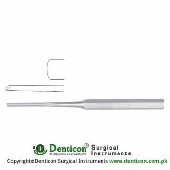 Hibbs Bone Gouge Stainless Steel, 24.5 cm - 9 3/4" Blade Width 25 mm